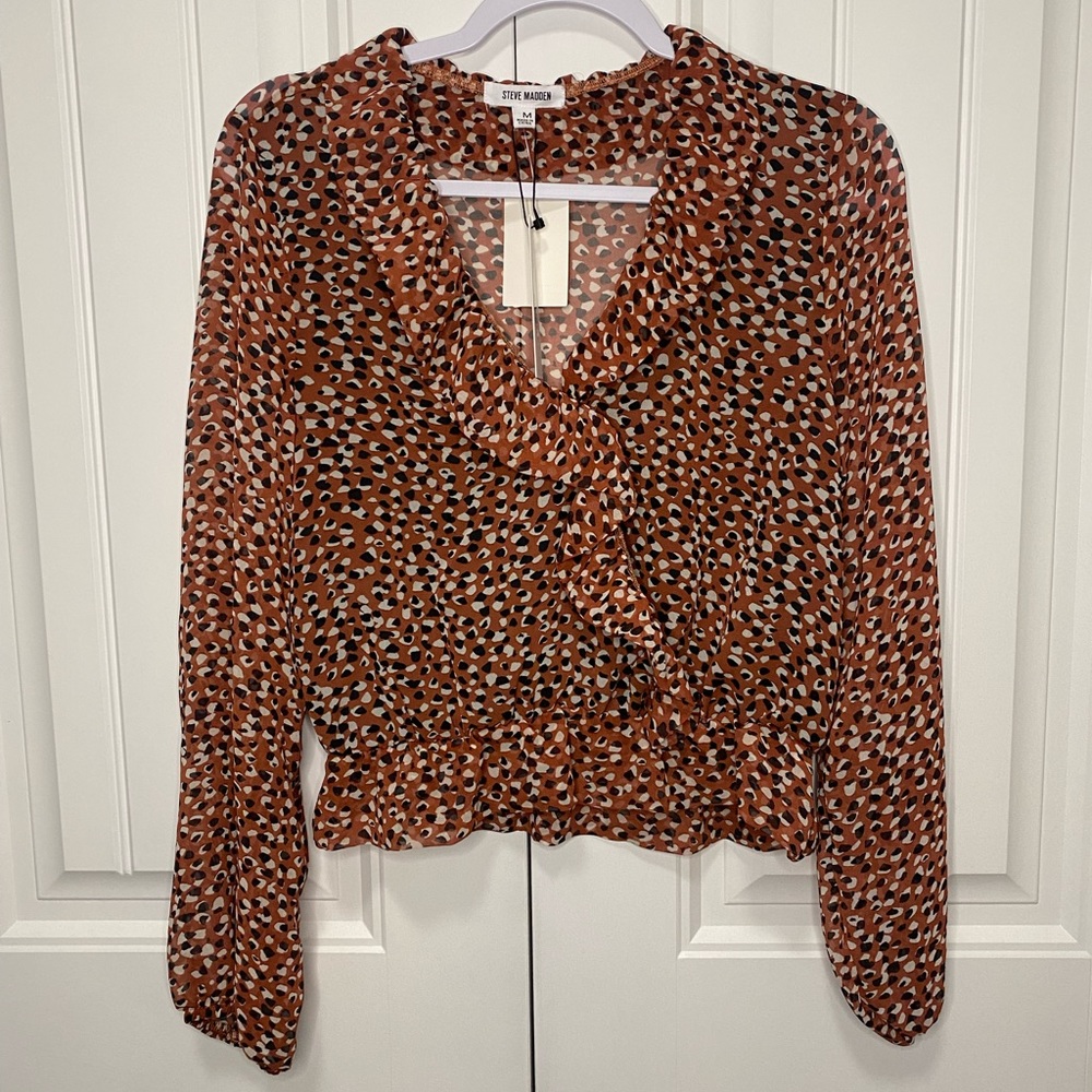 Steve Madden Confetti Pink Top size Medium